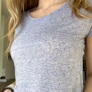 Wet Seal Periwinkle Crop Top